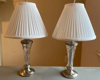 Waterford crystal lamps