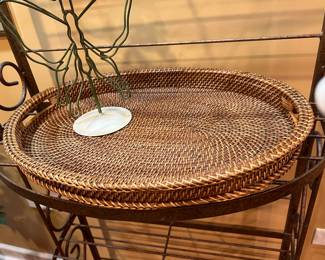 rattan tray