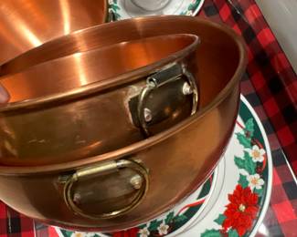copper mixing bowls