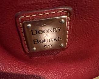 Dooney & Bourke red leather handbag
