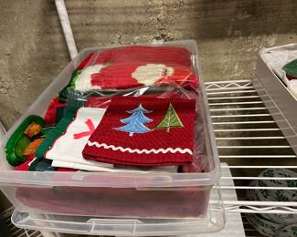 Christmas linens