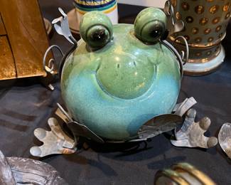 Ceramic frog