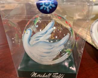 Marshall Field's dove ornament
