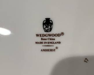 Wedgwood Amherst pattern dinnerware