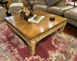 42" square coffee table