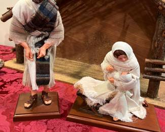 Simpich Character Dolls; Joseph, Mary & Jesus