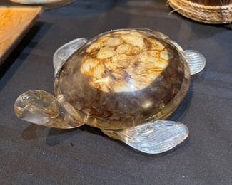 glass sea turtle