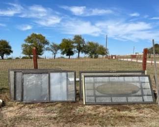 Glass windows, doors