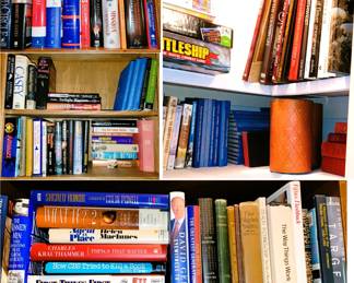 Books:  Many non-fiction history, war, biography