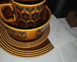 Hornsea Heirloom Dinner Set - canisters - large teapot, cream and sugar - small tea pot, cream and sugar