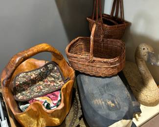 Baskets and decor
