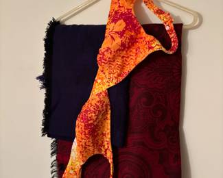 Scarves and throws