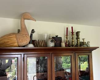 Home decor including candle holders