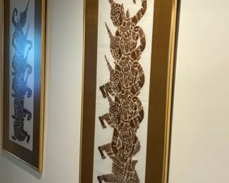 Thai temple rubbings