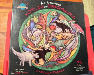 World of Dinosaurs, a circular puzzle