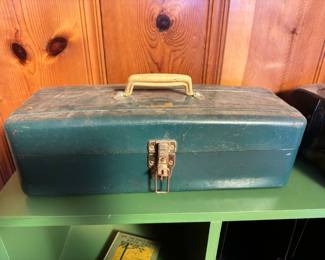 Vintage Steel Tackle Box rare union model 5419