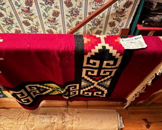 vintage rug from mexico