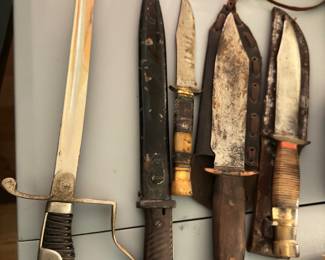 Sword and knives