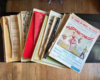 vintage sheet music
