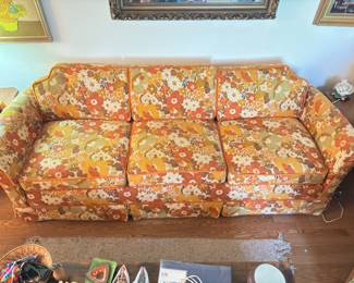 floral sofa