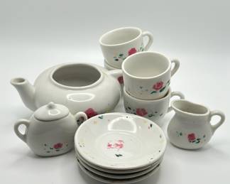 Miniature china set