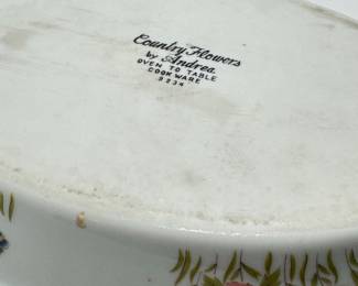 Country Flowers by Andrea, Oven to Table Cookware 9234