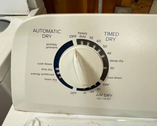 washer and dryer