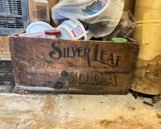 Silver Leaf Soda Crate