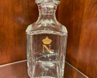 Baccarat Napoleon decanter again.