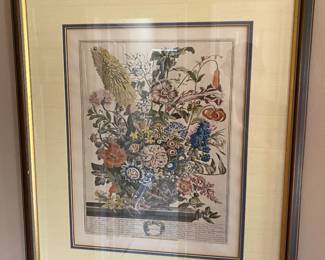 Flower of the Month prints.