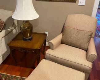 Most comfortable chair and ottoman.