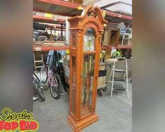 1999 Millenium Oak Grandfather Clock