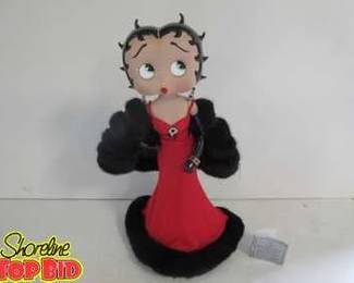 The Danbury Mint Collectible Betty Boop Porcelain Doll Excellent Condition with COA