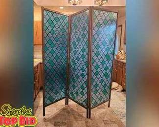 Vintage MidCentury foldaway Room Divider