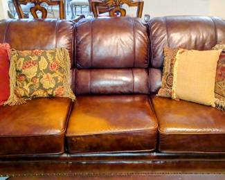 Leather sofa