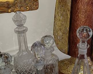Crystal decanters