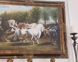 Oil paintings and art