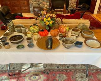 Many Pieces of Signed Pottery and more...