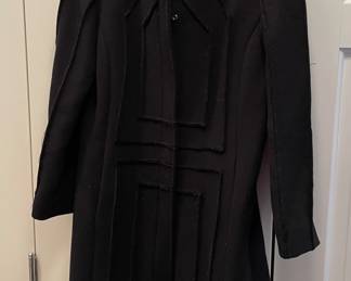 Wool Pleated Coat