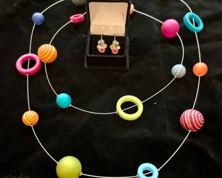 Austrian and Czech resin necklace for The Philadelphia Museum of Art