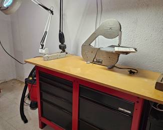 work lights, tool case