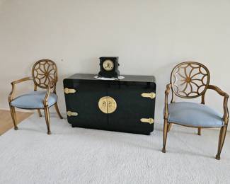 Asian cabinet side chairs