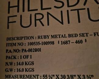 new double bed frame headboard