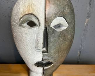 Daniel Mariga (Zimbabwe 1976-2006) Shona Face Sculpture