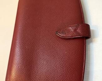 Coach Red Leather Organizer