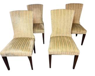 Set Of Four Upholstered Dining Chairs