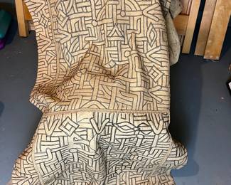 Long Handmade African Kuba Cloth