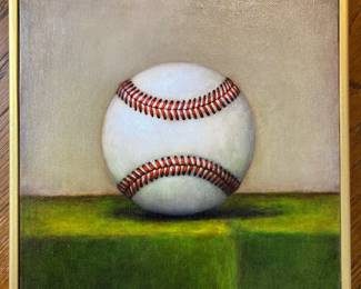 Daniel Kessler Baseball Small Canvas Print