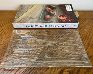 Michael Andrew Glacier Glass Dish