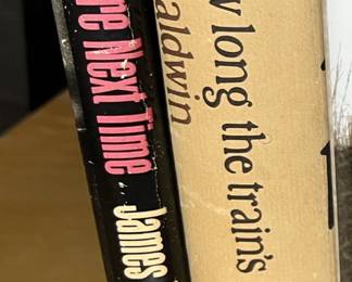 James Baldwin 1st Edition "Tell Me How Long The Train's Been Gone" & Early Ed. "The Fire Next Time" Dial Press